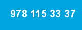 978 115 33 37 978 115 33 37